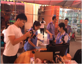 乡厨合作社的现场照片